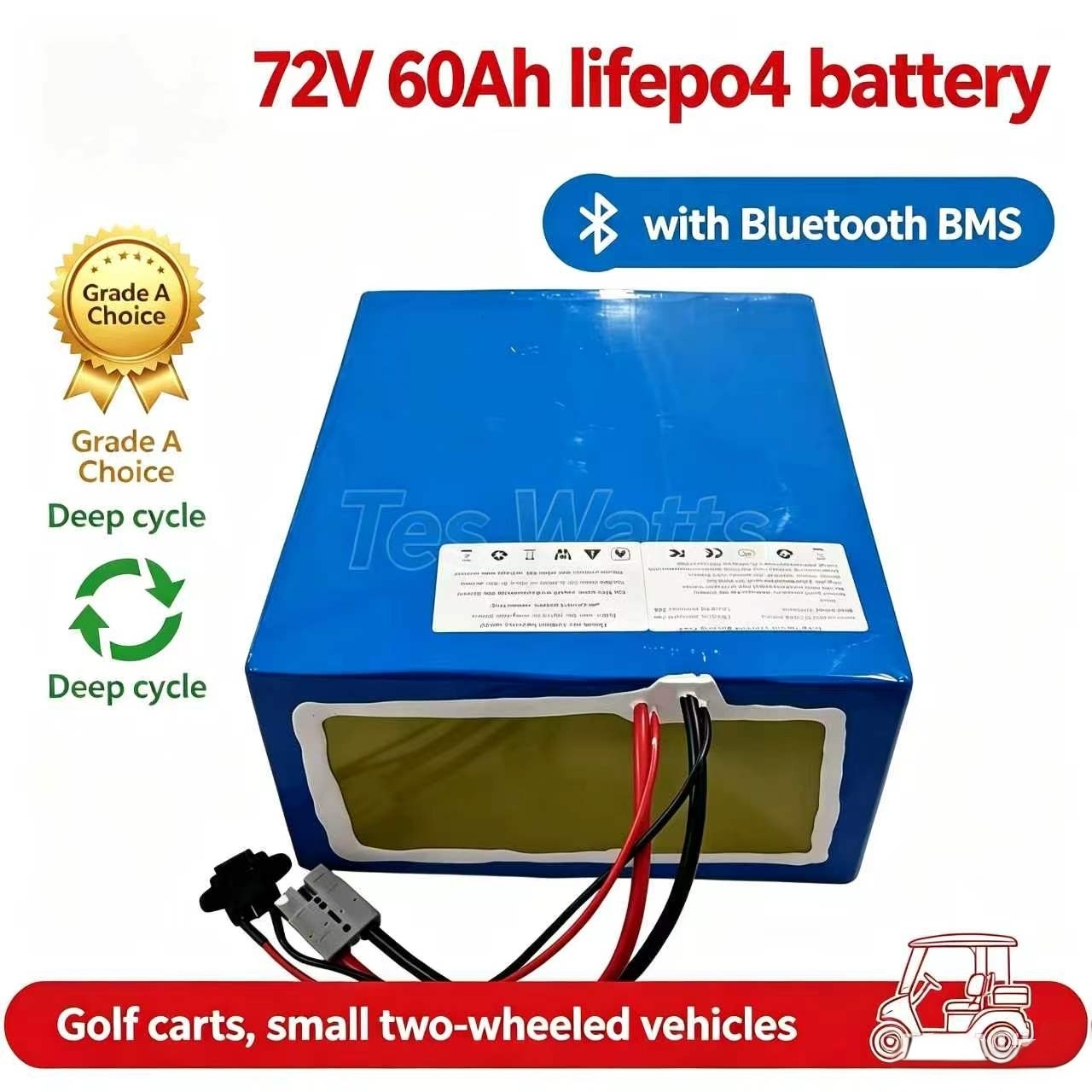 lithium 72V 60Ah lifepo4 batte - огляд і ціна 72V 60Ah Lifepo4 Battery Pack