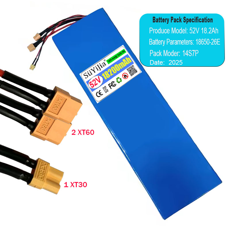 New 14S7P 18650-26E Lithium Ba - огляд і ціна 60V 30Ah Electric Scooter Battery