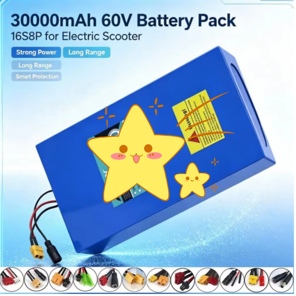 16S8P 1000W-3000W 60V 30Ah Hig - огляд і ціна 60V 30Ah Electric Scooter Battery
