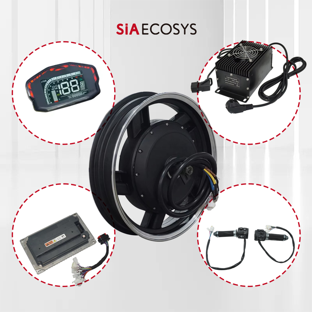 QSMOTOR QS273 Electric Motorcy - огляд і ціна Qs273 Hub Motor 8000W 72V