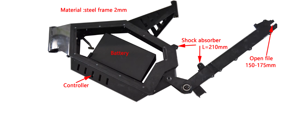 For Road Ebike Enduro Frame St - огляд і ціна 8000W Stealth Bomber Ebike