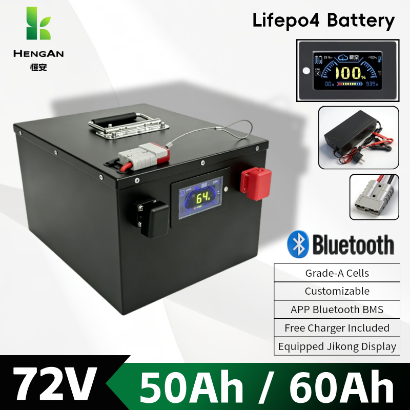 72V 50Ah 60Ah lithium lifepo4  - огляд і ціна 72V 60Ah Lifepo4 Battery Pack