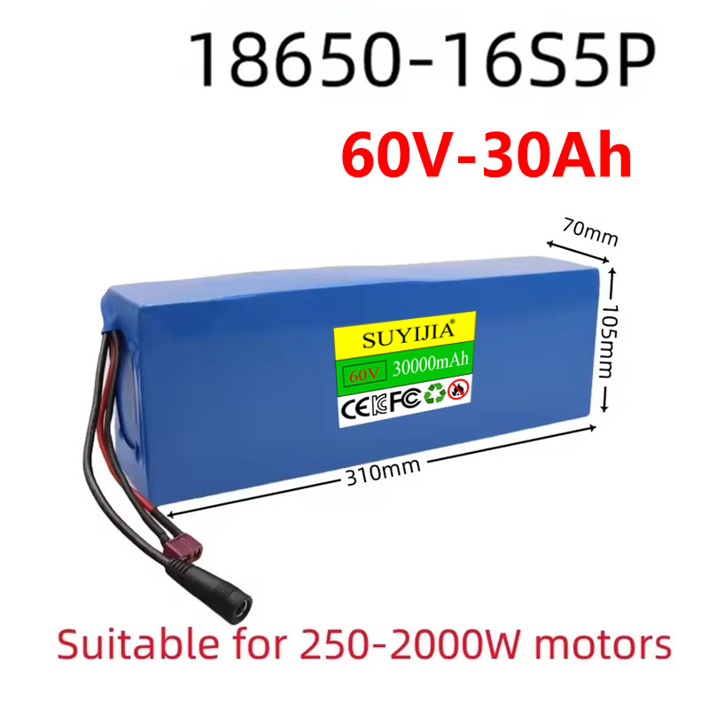 Batterie Au Lithium Avec BMS P - огляд і ціна 60V 30Ah Electric Scooter Battery